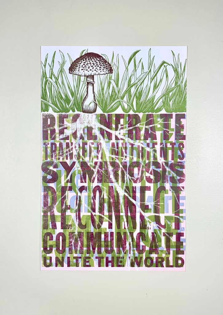 Mushroom Collaboration Print