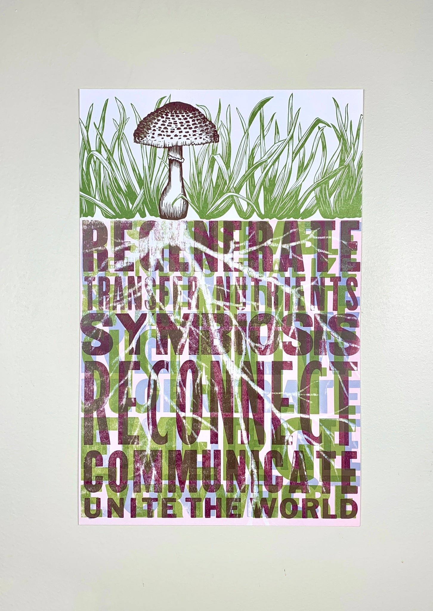Questionable Mushroom Mushroom Collaboration Print